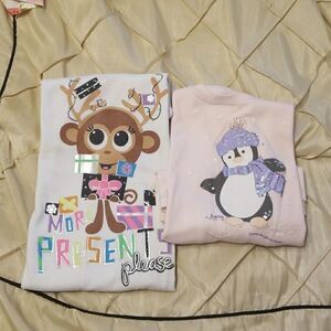 Justice Girls Holiday Shirt Bundle